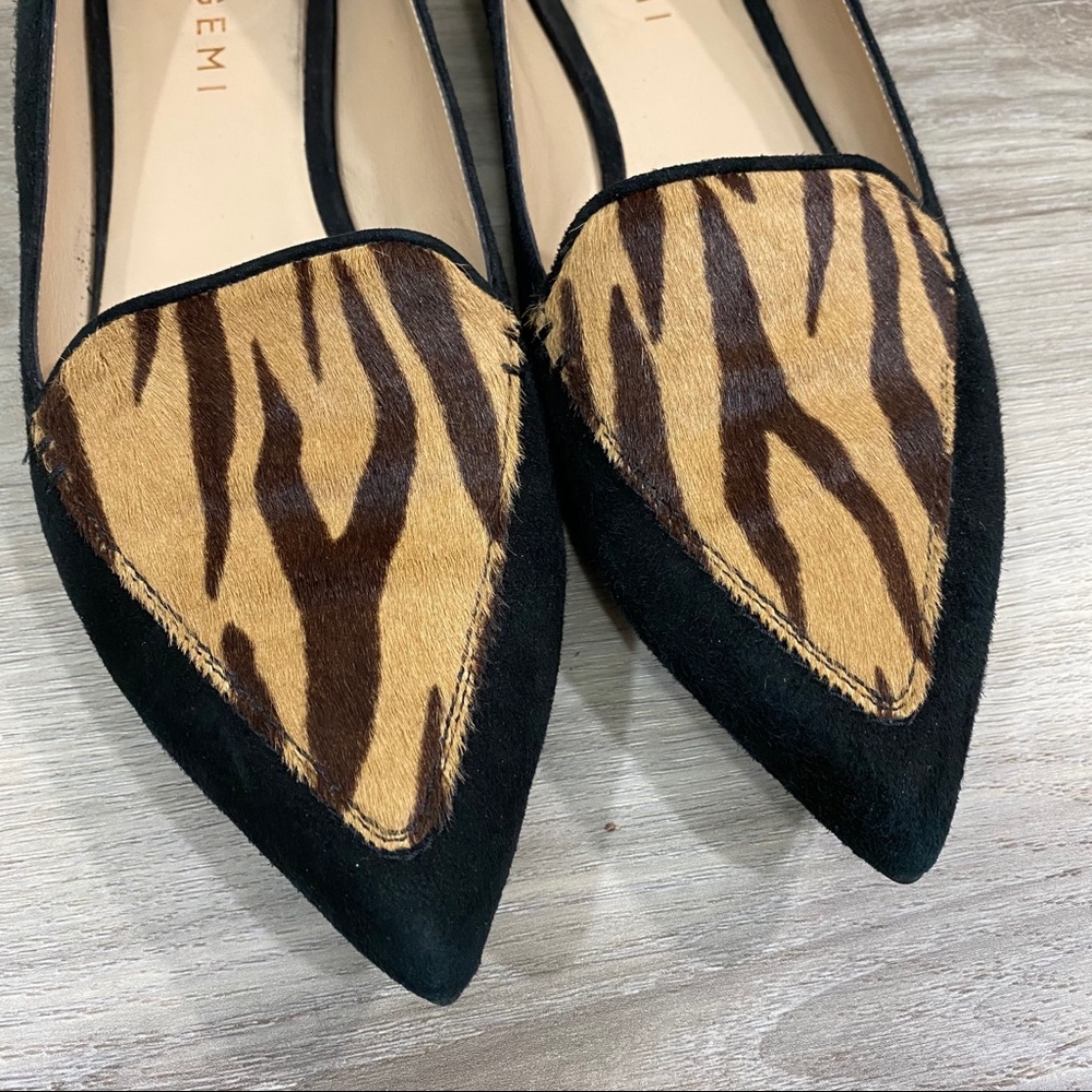 M. Gemi The Stellato Tiger Pony Hair Flat Loafer - Picture 6 of 12